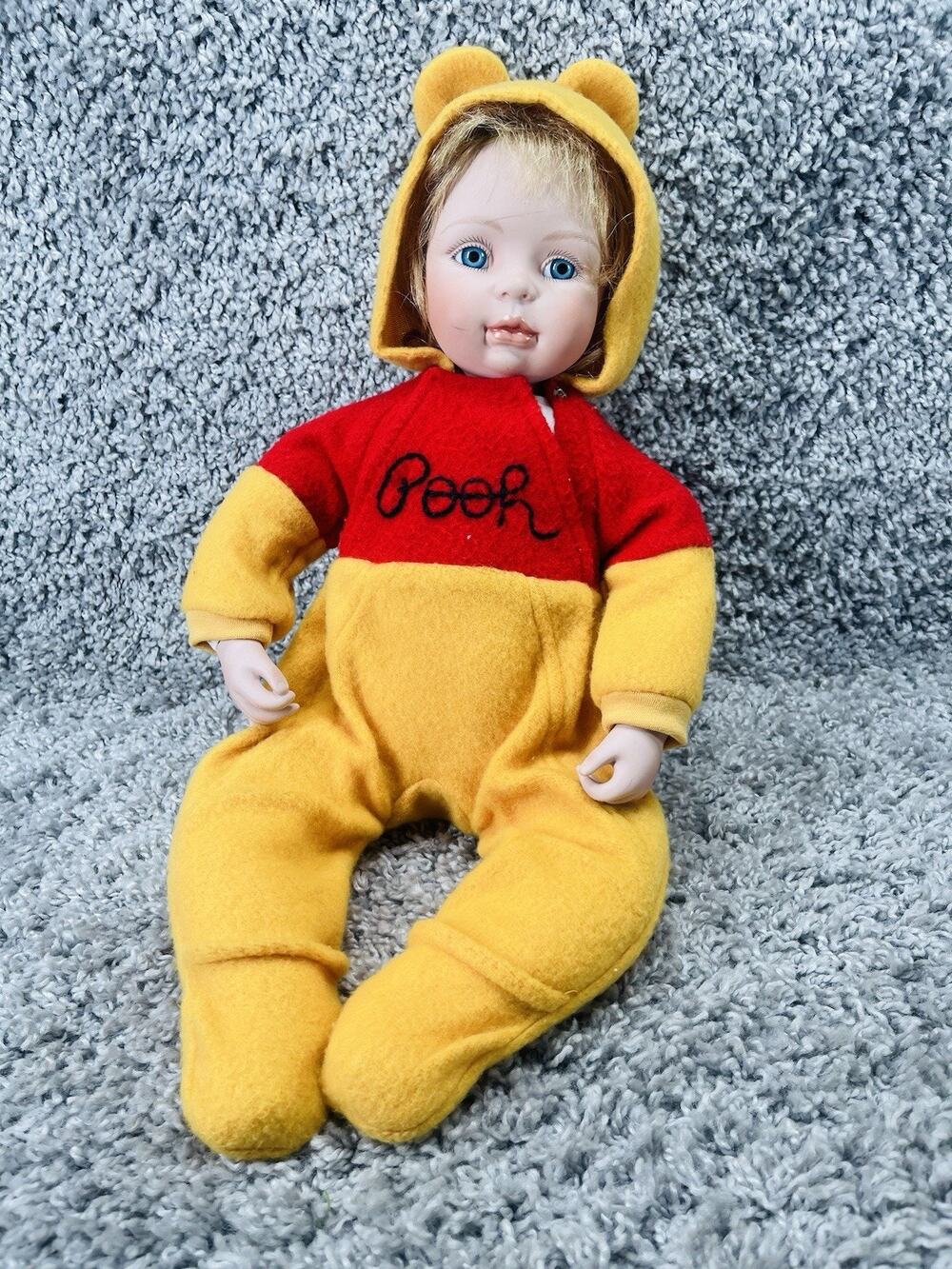Ashton Drake Disney Collection 18" Porcelain Doll Winnie The Pooh You Need A Hug